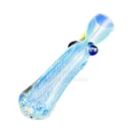 Black Stripe Blue Dots Glass Chillum One-Hitter in El Paso thumbnail