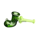 Booty Hammer Glass Bubbler in El Paso, Green Worked Glass thumbnail