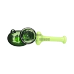 Booty Hammer Glass Bubbler in El Paso, Green Worked Glass thumbnail