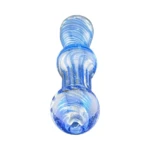 Bubbled Glass Chillum One-Hitter in El Paso, Fumed Swirls thumbnail