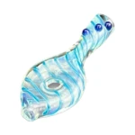 Bulb-End Teal Glass Chillum One-Hitter in El Paso thumbnail