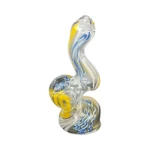 Burgundy Swirl Hammer Bubbler in El Paso, Glass Water Pipe thumbnail