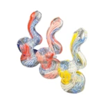 Burgundy Swirl Hammer Bubbler in El Paso, Glass Water Pipe thumbnail