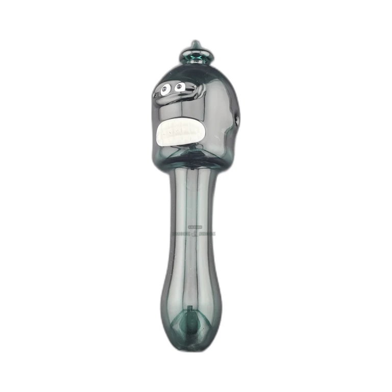 Clover CCWPF312 glass spoon pipe bowl close-up in El Paso, medium green bowl for tobacco use, pick up today