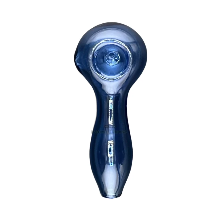 Grey Clover CCWPF315 glass spoon pipe in El Paso, smooth 2mm borosilicate wall, stands upright on its own