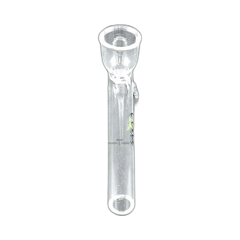 Clear Clover CCYG564A glass spoon pipe in El Paso, borosilicate body with straw mouthpiece, same-day pickup