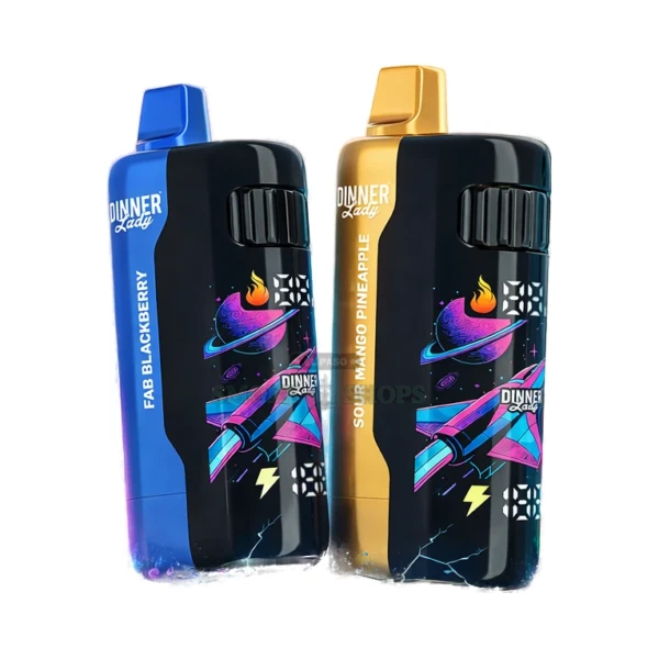 Dinner Lady Galax 60K disposable vape in stock at El Paso Smoke Shop, 60000 puffs 26mL 5% nicotine rechargeable vape