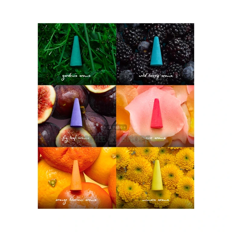 Duo-tone sea glass incense holder dish included with the Droplet Ripple+ multipack