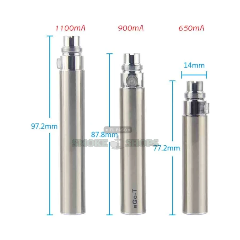 Electronic Cigarette CE4 eGo-T starter kit in El Paso with USB charger, CE4 tank, and refillable vape pen battery