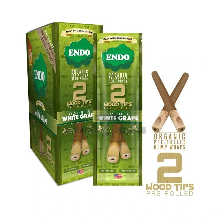 Pre-Rolled Wood Tips Endo 2 White Grape at El Paso Smoke Shop, in stock in El Paso for same-day pickup
