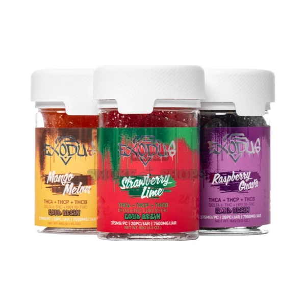 Exodus Zooted Gummies 7500mg in El Paso, 20-Count Jar