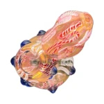 Fancy Fumed Glass Bubbler in El Paso, Color-Changing Hammer thumbnail