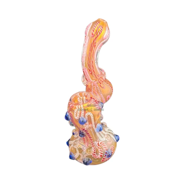 Fancy Fumed Glass Bubbler in El Paso, Color-Changing Hammer