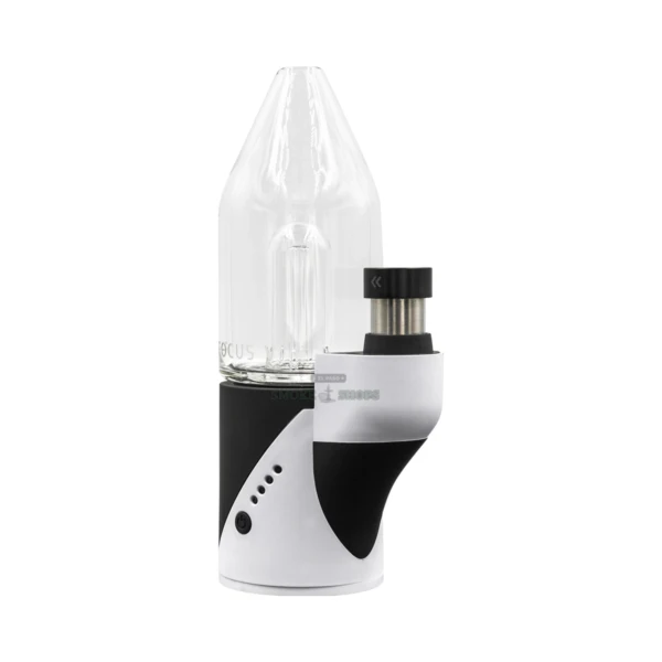 Focus V Carta electronic dab rig in El Paso with glass water bubbler top and Everlast atomizer, same-day pickup