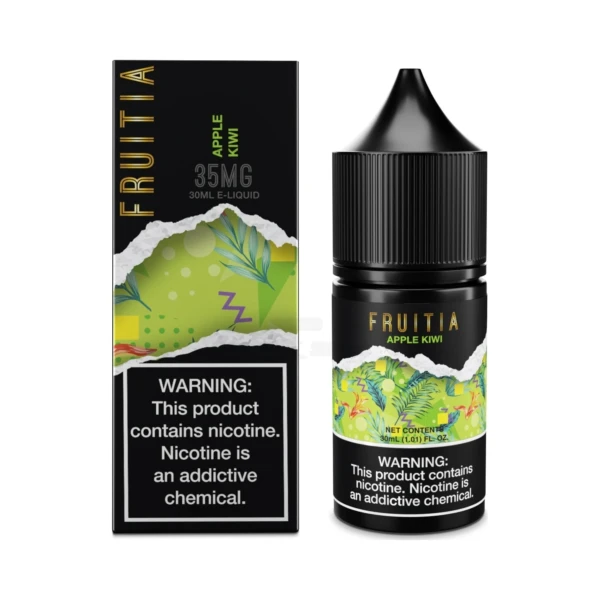 Fruitia Apple Kiwi Crush Nic Salt 30mL in El Paso, 35mg & 50mg