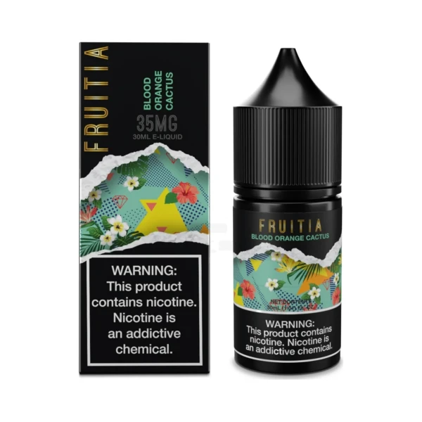 Fruitia Blood Orange Cactus Cooler Nic Salt E-Juice 30mL 35mg at El Paso Smoke Shop, in stock in El Paso for same-day pickup