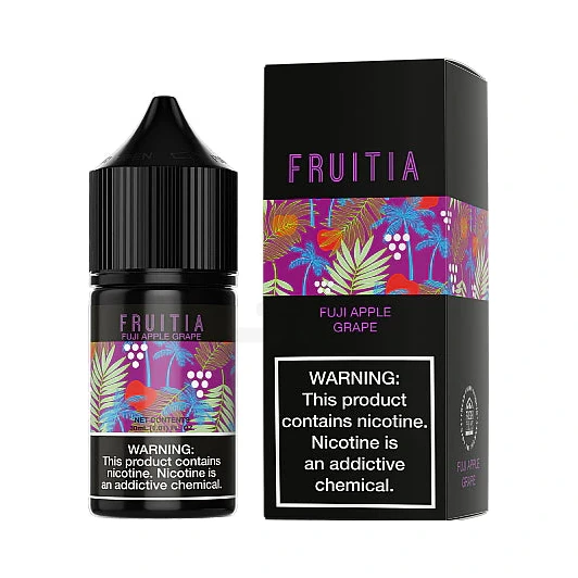 Fruitia Fuji Apple Grape Nic Salt 30mL 50mg at El Paso Smoke Shop, in stock in El Paso for same-day pickup
