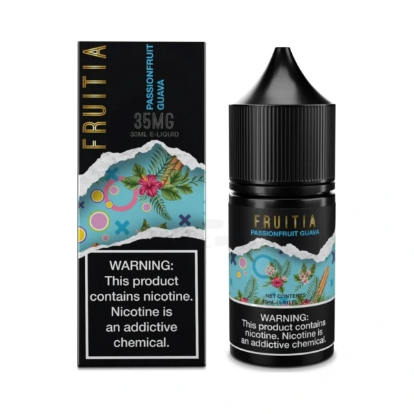 Fruitia Passion Fruit Guava Punch Nic Salt 30mL in El Paso, 35 & 50mg