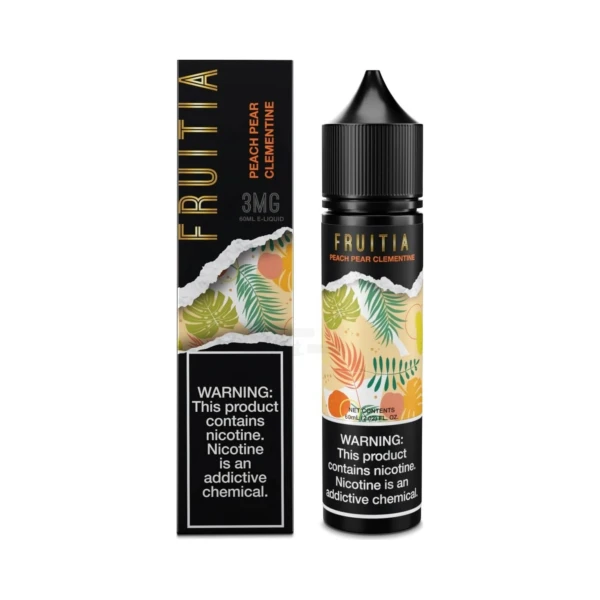 Fruitia Peach Pear Clementine Freebase E-Juice 60mL in El Paso