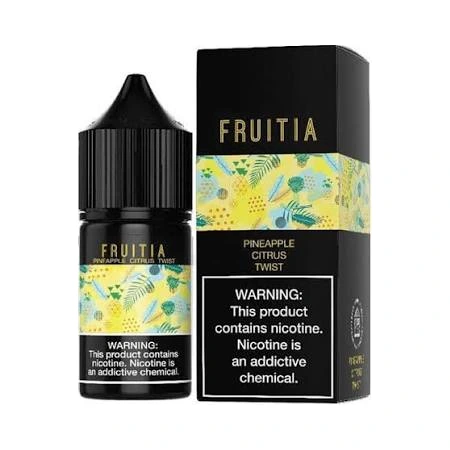 Fruitia Pineapple Citrus Twist Nic Salt 30mL 50mg at El Paso Smoke Shop, in stock in El Paso for same-day pickup