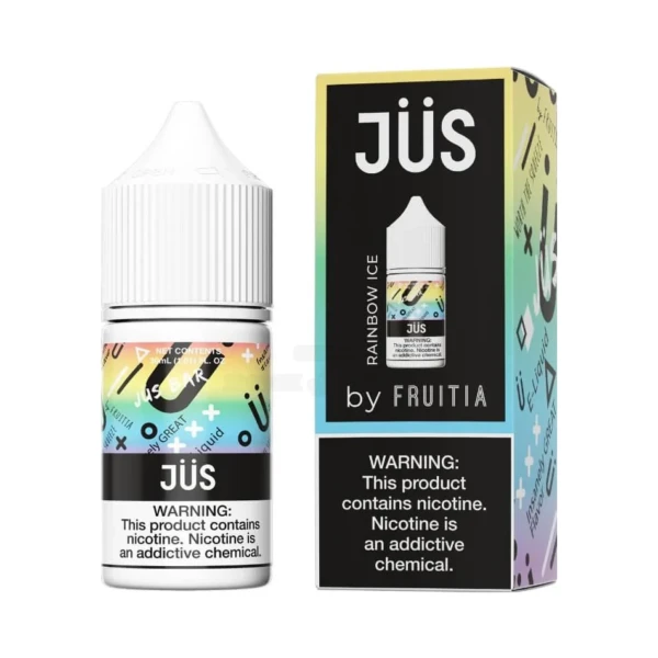 Fruitia Rainbow Ice Nic Salt 30mL in El Paso, 35mg & 50mg