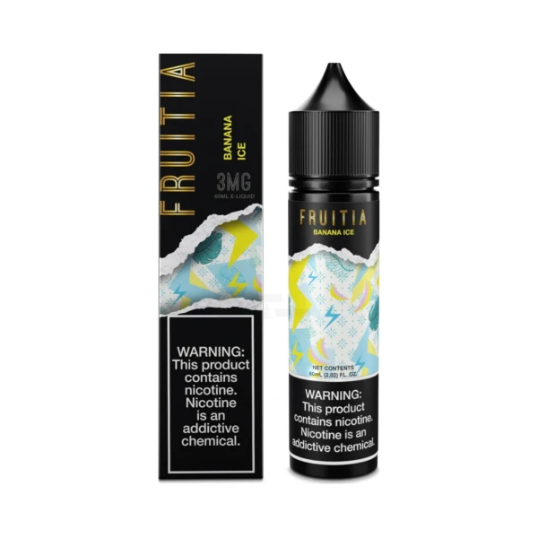 Fruitia Smooth Banana Ice Freebase E-Juice 60mL in El Paso