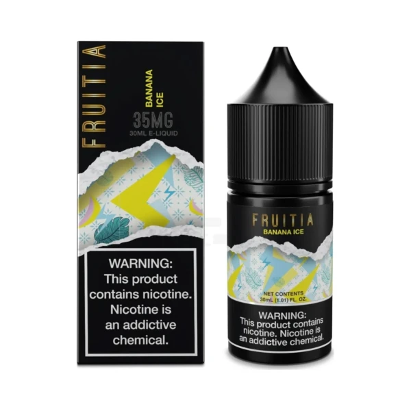 Fruitia Smooth Banana Ice Nic Salt 30mL in El Paso, 2 Strengths