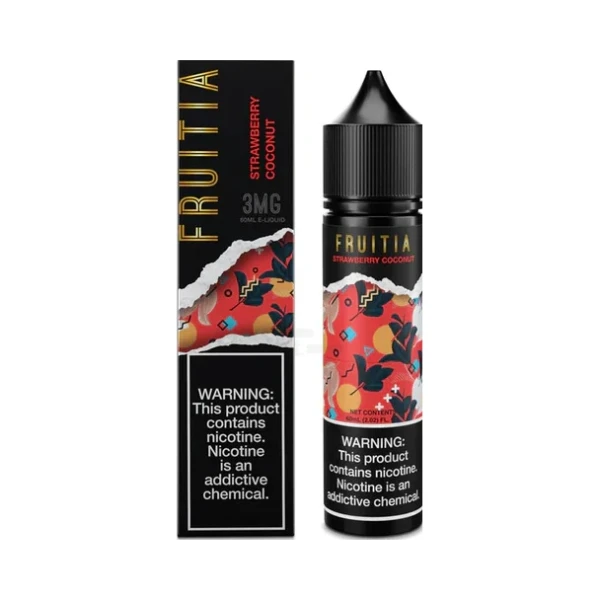 Fruitia Strawberry Coconut Refresher 60mL Freebase E-Juice in El Paso