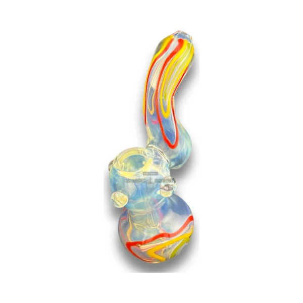 Fumed Rasta Hammer Bubbler, Glass Water Pipe in El Paso