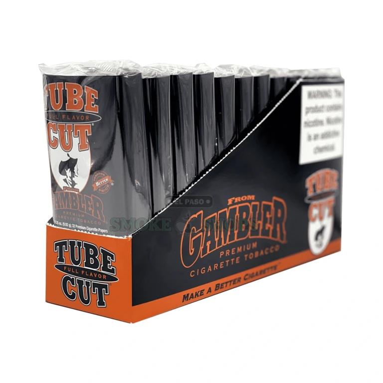 Tube Cut Gambler Tobacco Pouch Red at El Paso Smoke Shop, in stock in El Paso for same-day pickup