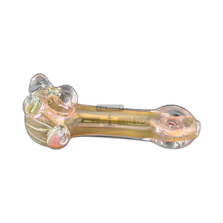 Bachelorette Prize glass spoon pipe in El Paso, bumped texture and medium bowl for tobacco use, in stock today