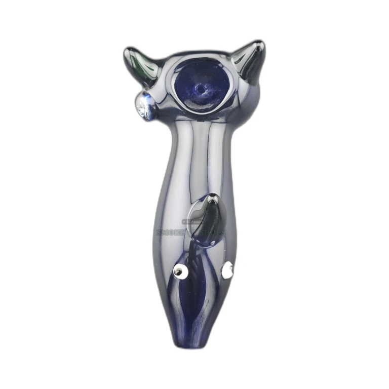 Blue and green glass spoon pipe bowl close-up in El Paso, 17mm bowl for tobacco use, pick up today for same-day in-store