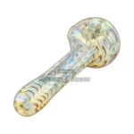 Color-Changing Red and Brown Line Glass Spoon Pipe in El Paso thumbnail