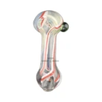 Color Line Clear Glass Spoon Pipe in El Paso thumbnail