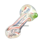 Color Line Clear Glass Spoon Pipe in El Paso thumbnail