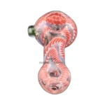 Colored Horizontal Lining Glass Spoon Pipe in El Paso thumbnail