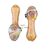 Conehead Spotted Swirl Glass Spoon Pipe in El Paso thumbnail
