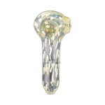 Fumed White Dotted Glass Spoon Pipe in El Paso thumbnail