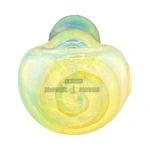 Gold Fumed Swirl Glass Spoon Pipe in El Paso thumbnail