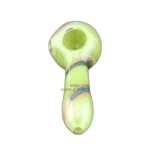 Green Pearly Worked Glass Spoon Pipe in El Paso thumbnail