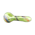 Green Pearly Worked Glass Spoon Pipe in El Paso thumbnail