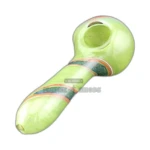 Green Pearly Worked Glass Spoon Pipe in El Paso thumbnail