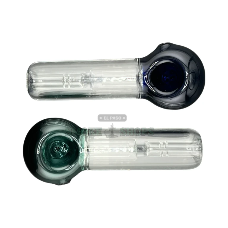 HI59 glass spoon pipe bowl close-up in El Paso, 6mm left-side carb hole and a medium bowl, pick up the same day