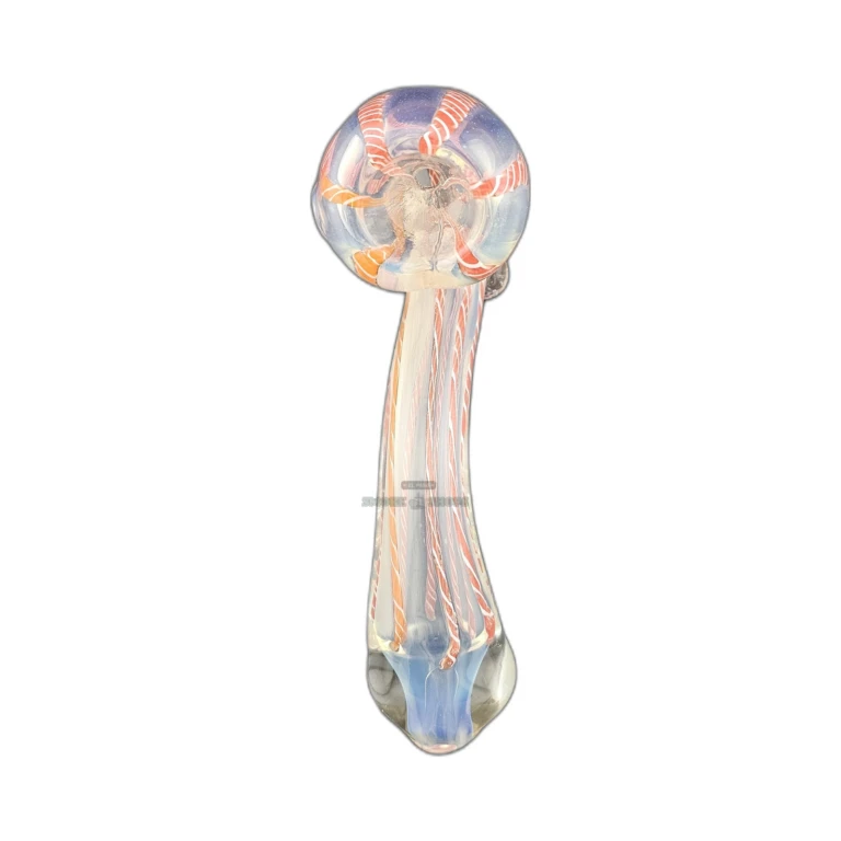 Petal Head glass spoon hand pipe in El Paso, 3mm borosilicate wall, stands upright on its own for tobacco use only