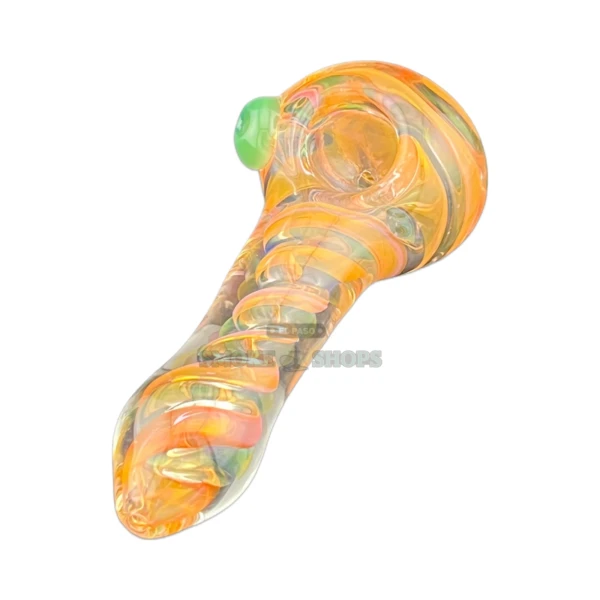Pink Fusilli Hand Pipe in stock at El Paso Smoke Shop in El Paso for same-day pickup