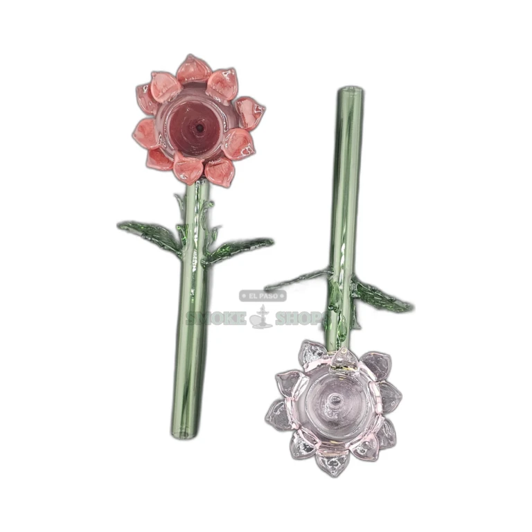Green and red-pink glass spoon pipe in El Paso, 6 inch borosilicate body with 2mm left-side carb hole, pick up today