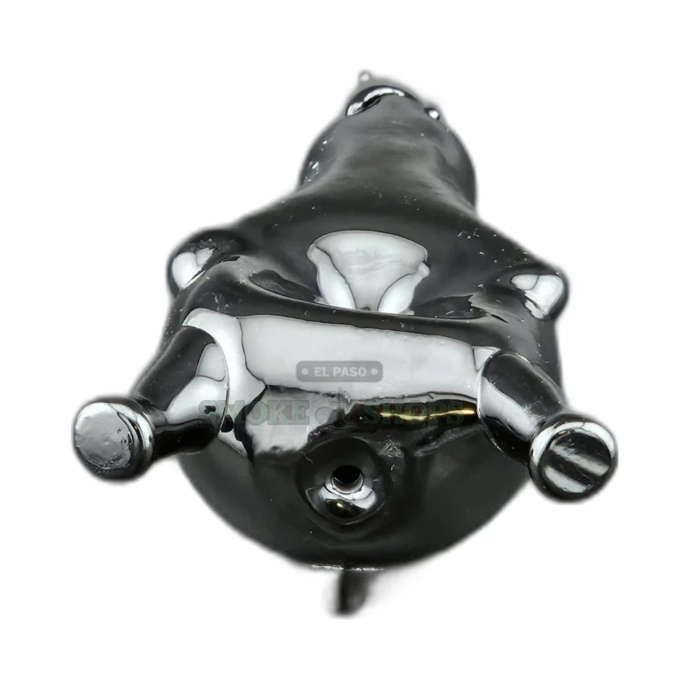 Black Seal NN268 glass spoon hand pipe in El Paso, back-side 3mm carb hole, in stock for pickup today