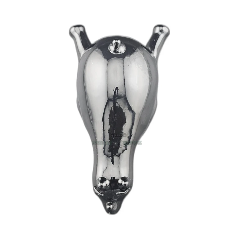 Seal NN268 glass spoon pipe bowl close-up in El Paso, medium black bowl for tobacco use, pick up today