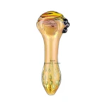 Swirl Top Fumed Glass Spoon Pipe in El Paso thumbnail