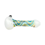 White Colorful Swirls Glass Spoon Pipe in El Paso thumbnail